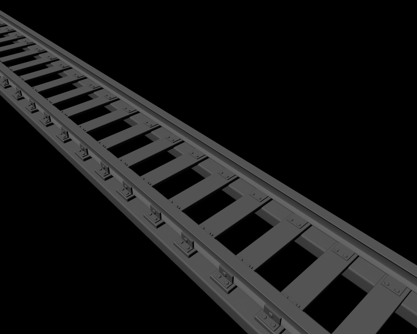 3d model subway track