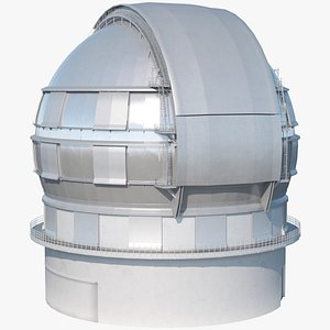 astronomical observatory dome 3D