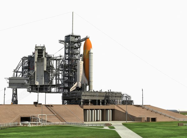 nasa launch complex 3D model