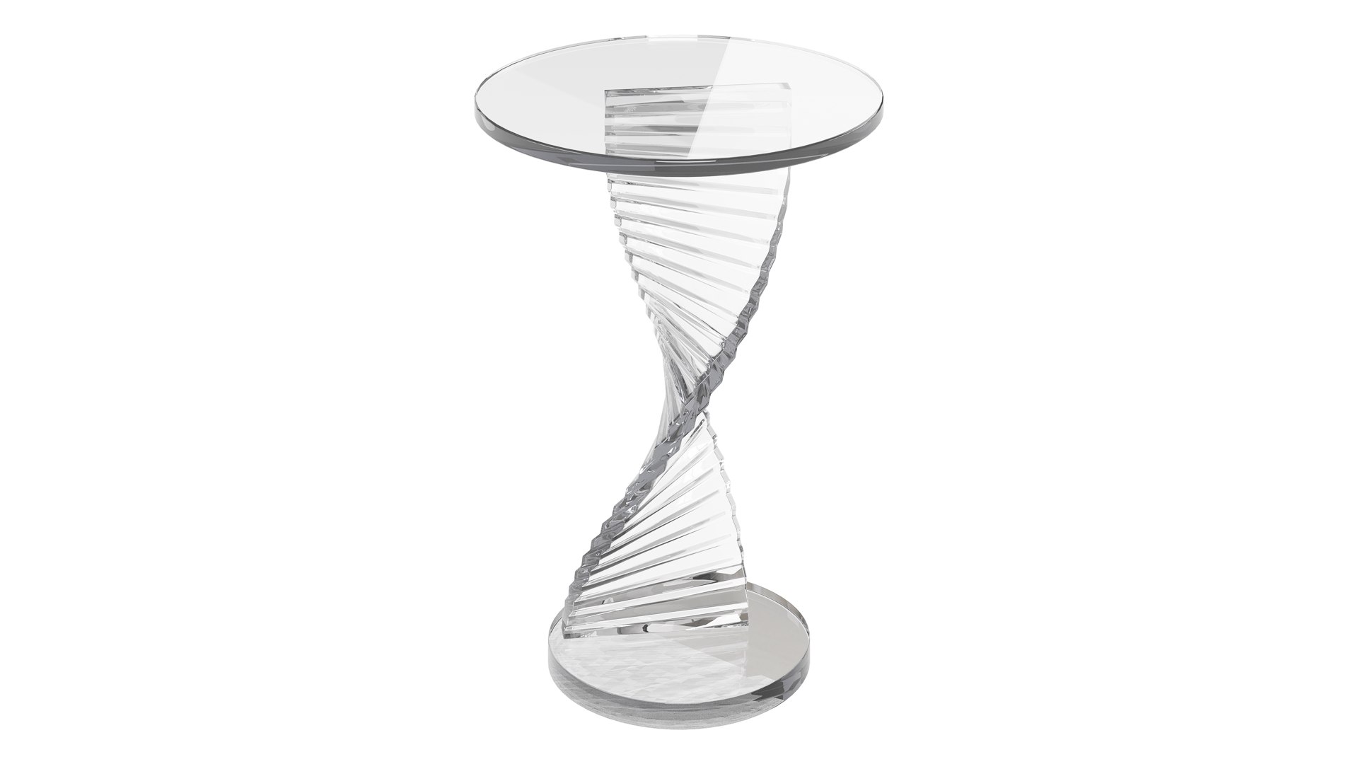 3D Simple Swirl Side Table Model - TurboSquid 2231765