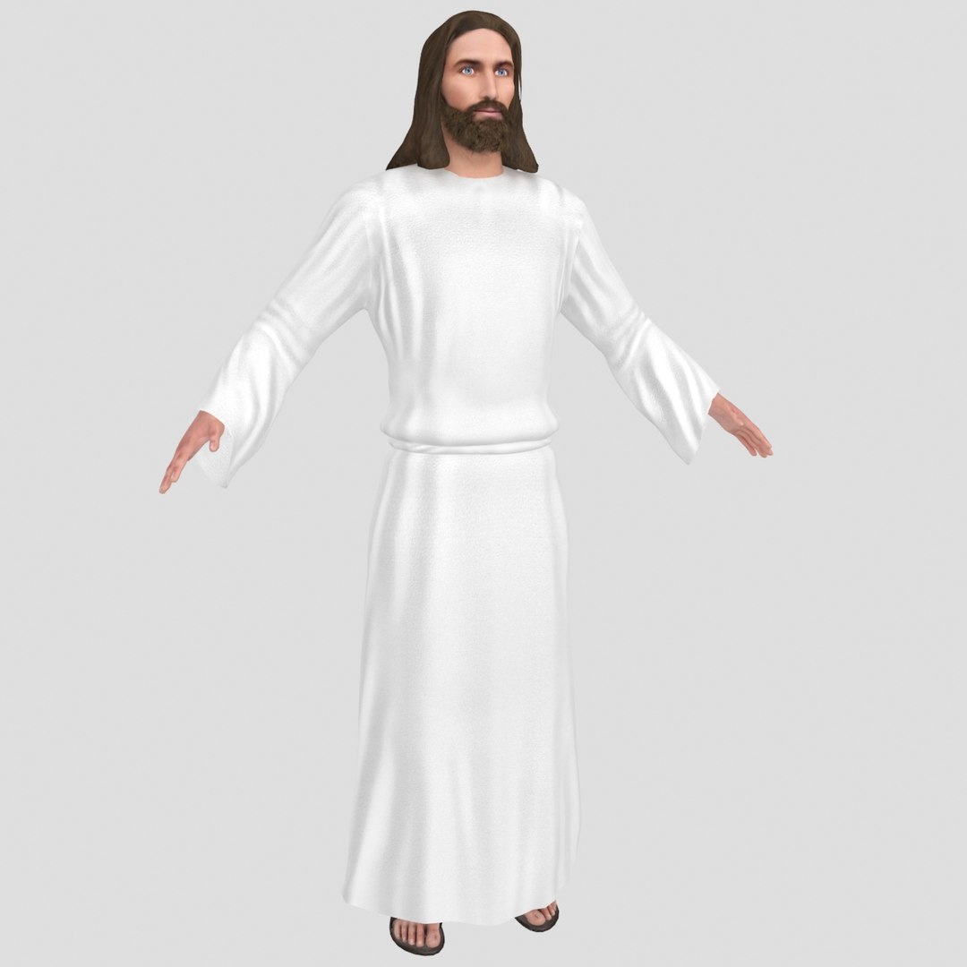 Jesus Christ V3 3D Model $89 - .max .fbx - Free3D