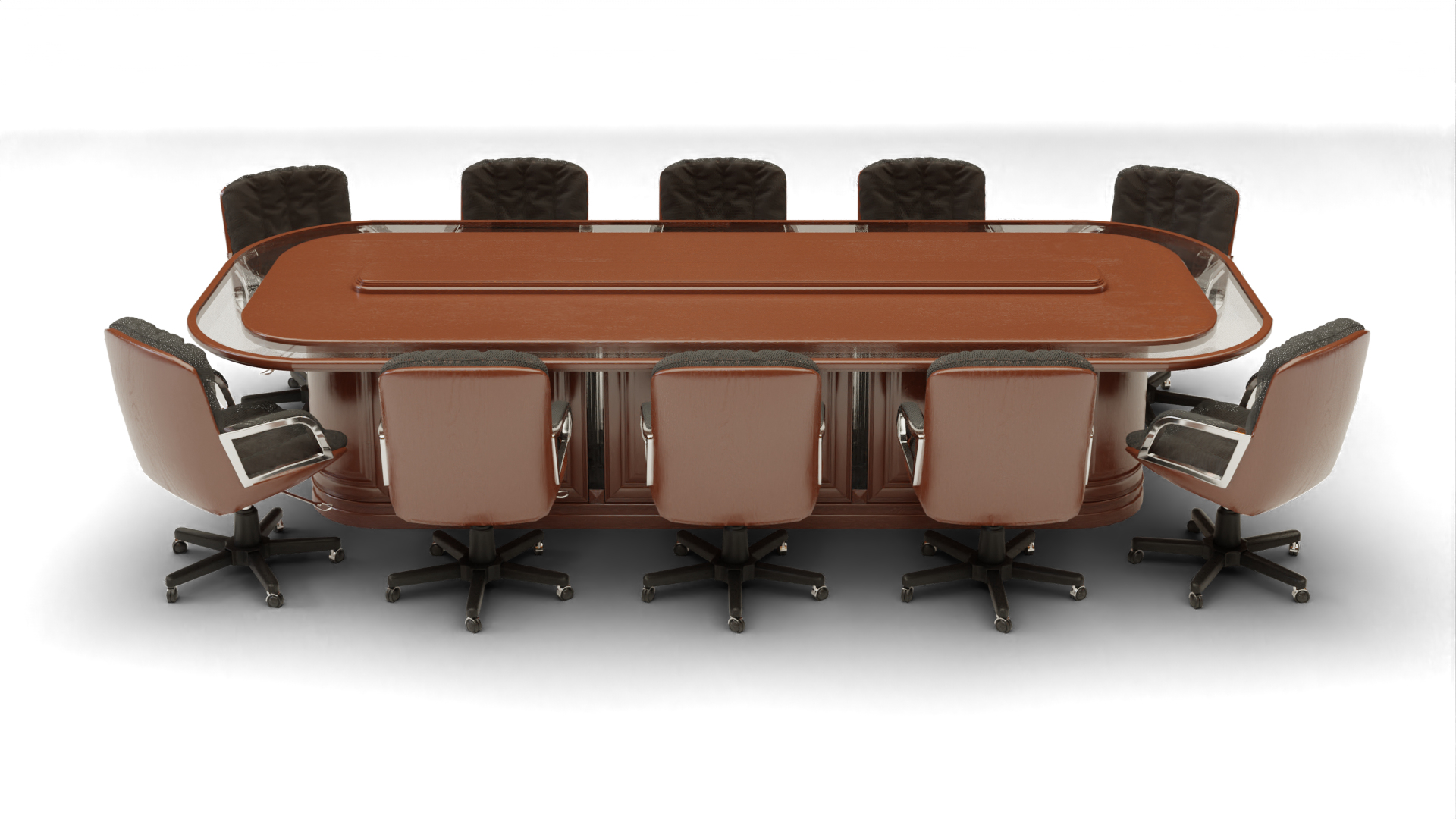 Conference Table And Chairs 3D - TurboSquid 2101588