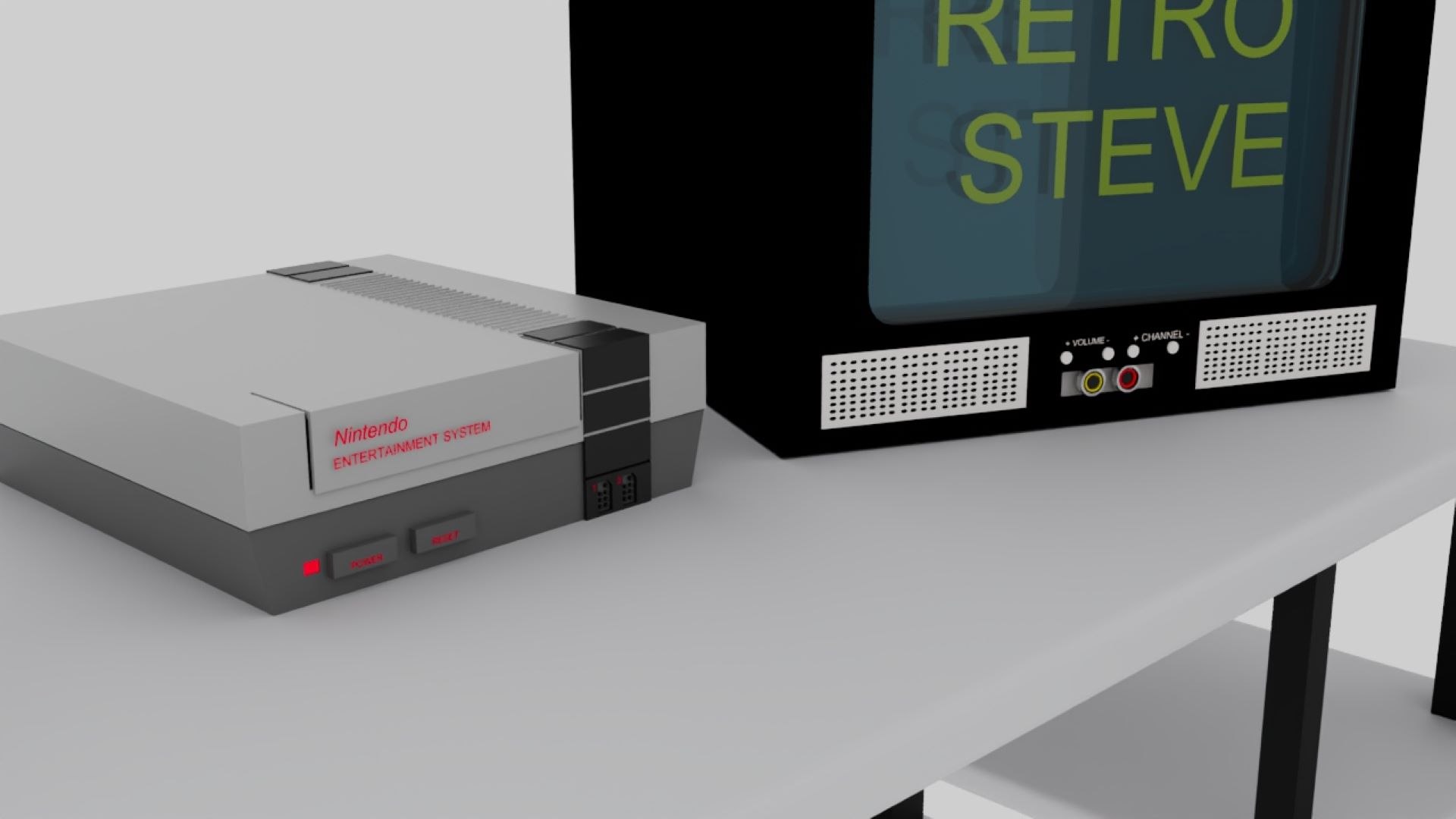 NES Entertainment System Model - TurboSquid 2445957