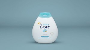 3D dove baby lotion pack model