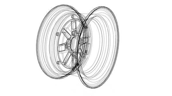 3D SSR speed star rim highpoly - TurboSquid 1844725