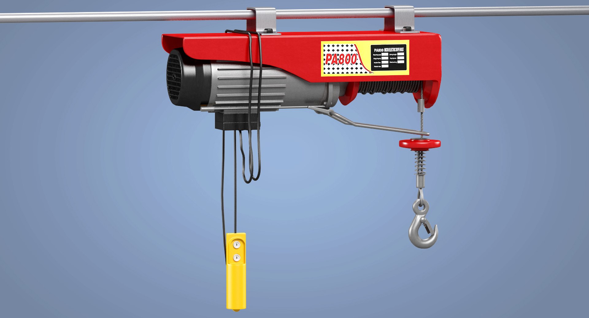 3D Model Mini Wire Rope Electric - TurboSquid 1418618