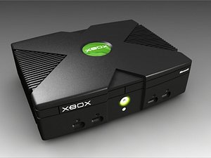 original xbox video 3d model