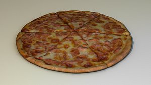 3D pizza model