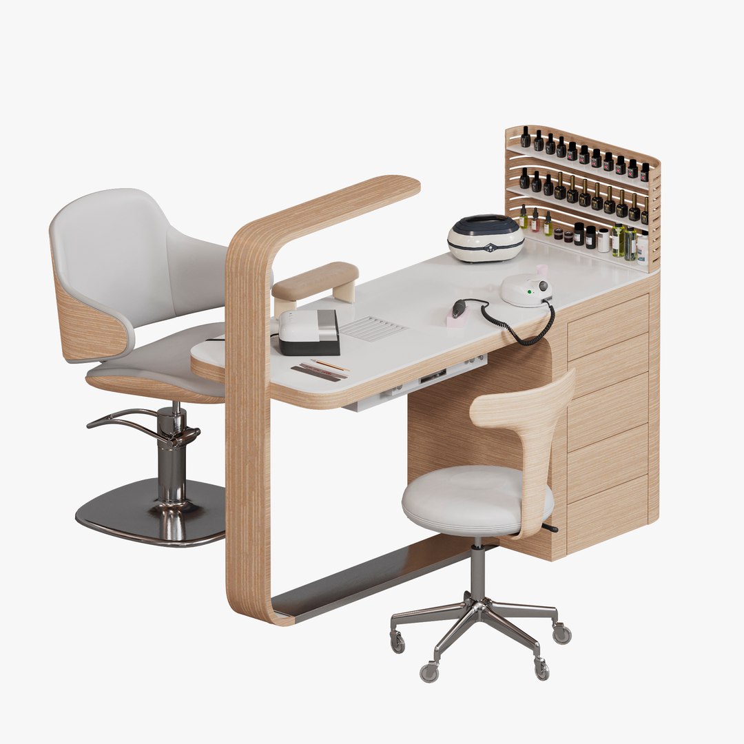 3D Nilo HIBISCUS Manicure Table Model - TurboSquid 2072899