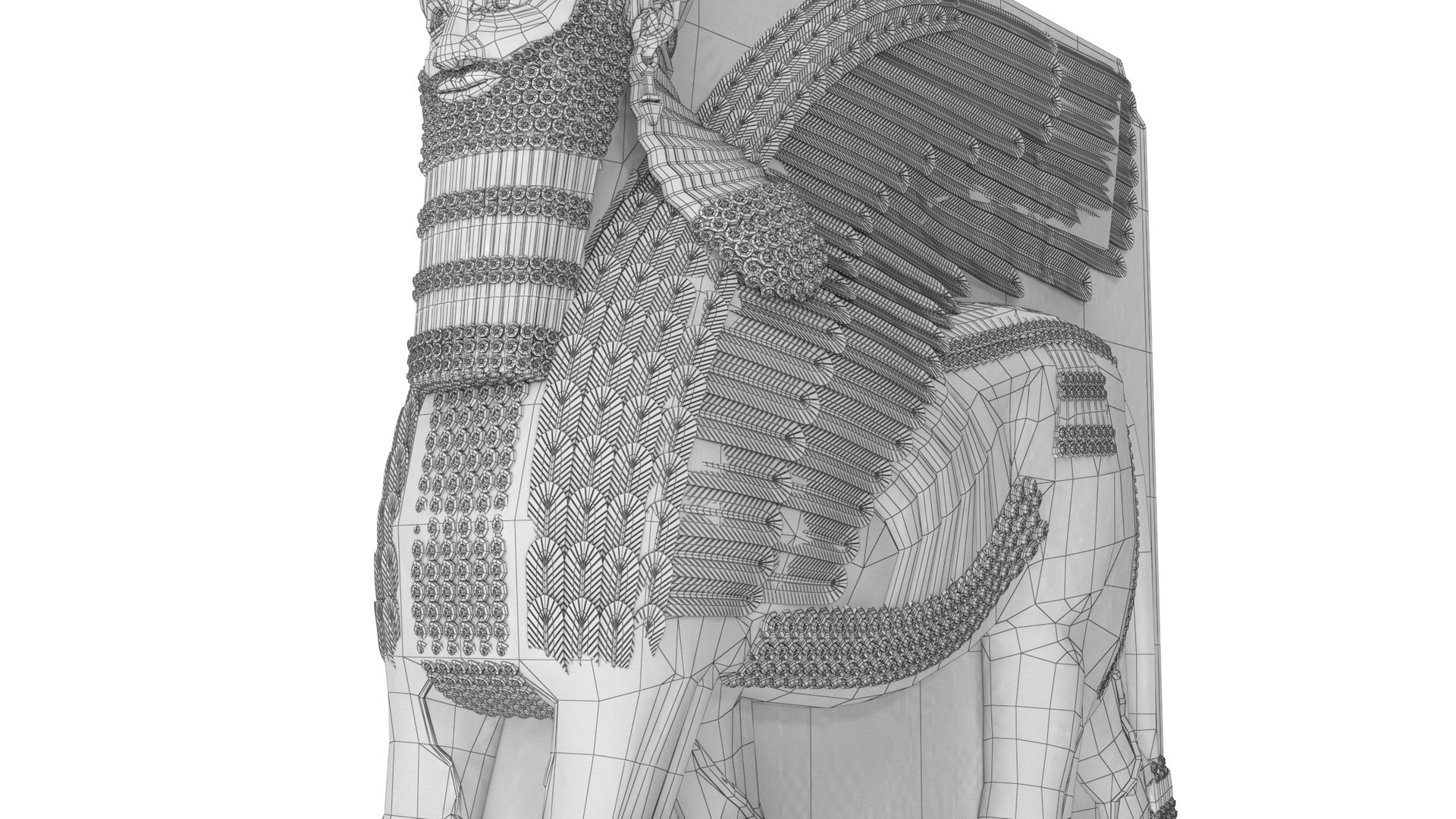 Lamassu Statue 3D model https://p.turbosquid.com/ts-thumb/u2/kmix0P/Kj/wire_0003/jpg/1633543462/1920x1080/fit_q87/cba740e0cc360458928e500589d0744e03a882b8/wire_0003.jpg