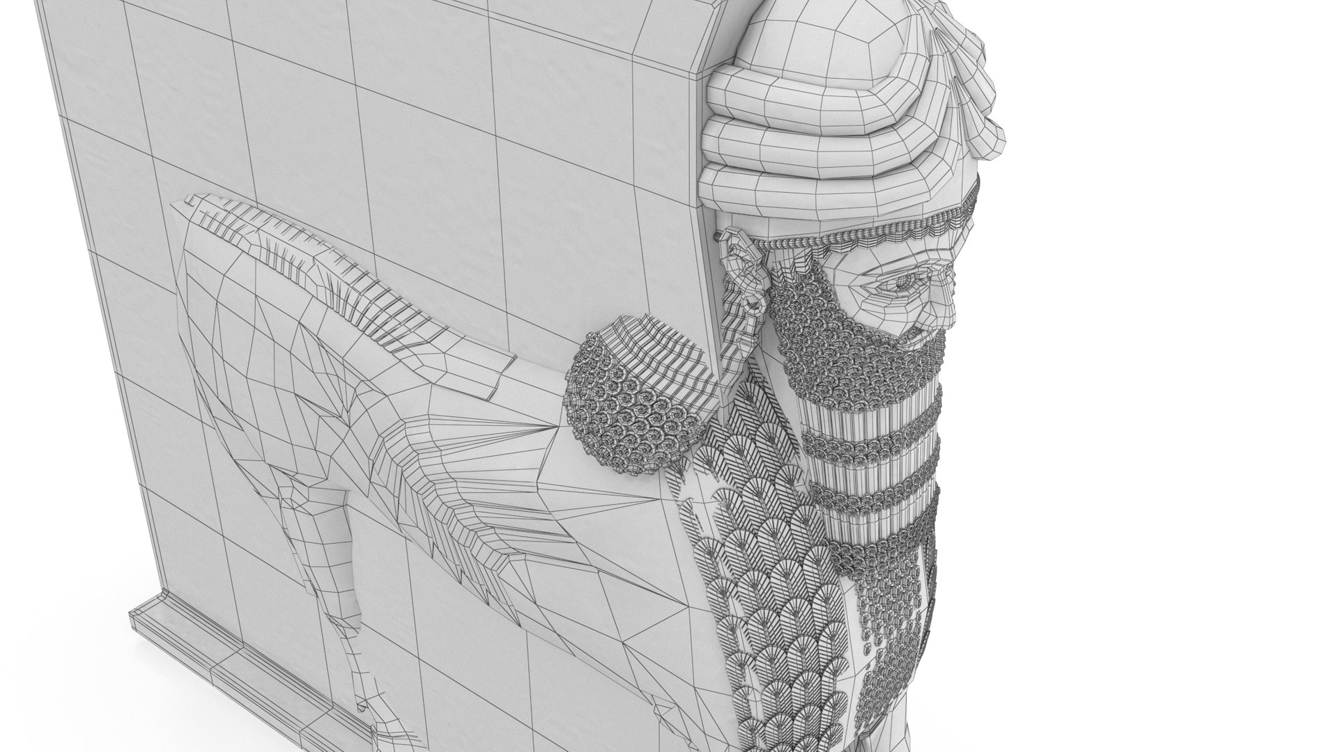 Lamassu Statue 3D model https://p.turbosquid.com/ts-thumb/u2/kmix0P/mO/wire_0004/jpg/1633543463/1920x1080/fit_q87/73fcc5ce696e517398a748dbf79ef8d1b97251c8/wire_0004.jpg