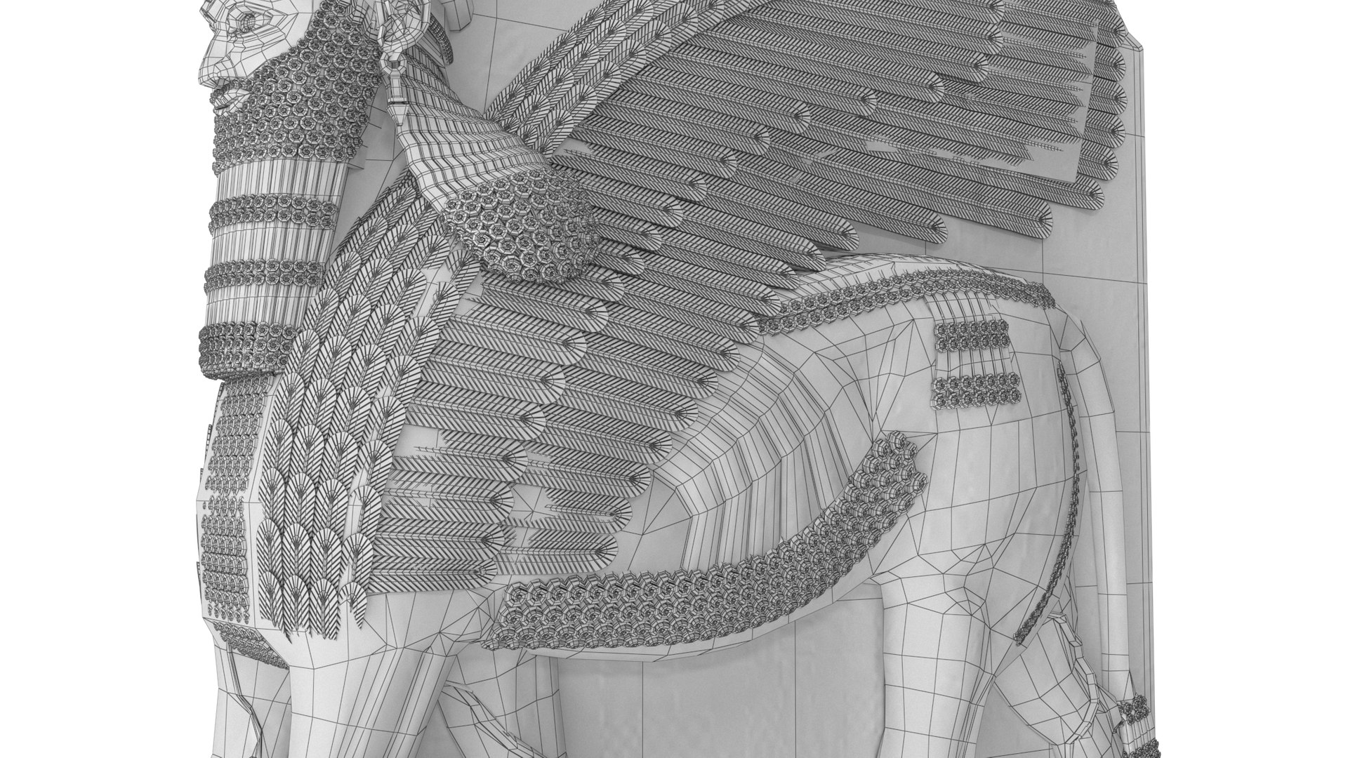 Lamassu Statue 3D model https://p.turbosquid.com/ts-thumb/u2/kmix0P/ml/wire_0002/jpg/1633543462/1920x1080/fit_q87/17cfe8459fc25230310db539da9a06984b67f40f/wire_0002.jpg