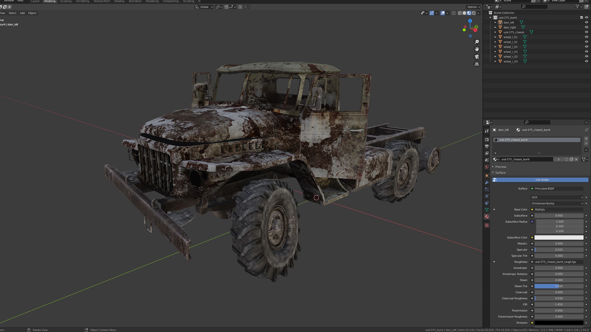 Wrecked Soviet Military Vehicles Set model https://p.turbosquid.com/ts-thumb/u2/n7zfm3/6x/11_ural375_burnt_preview/jpg/1622399729/1920x1080/fit_q87/bfc0340b866e936930cba2941181dc7bb1abc209/11_ural375_burnt_preview.jpg