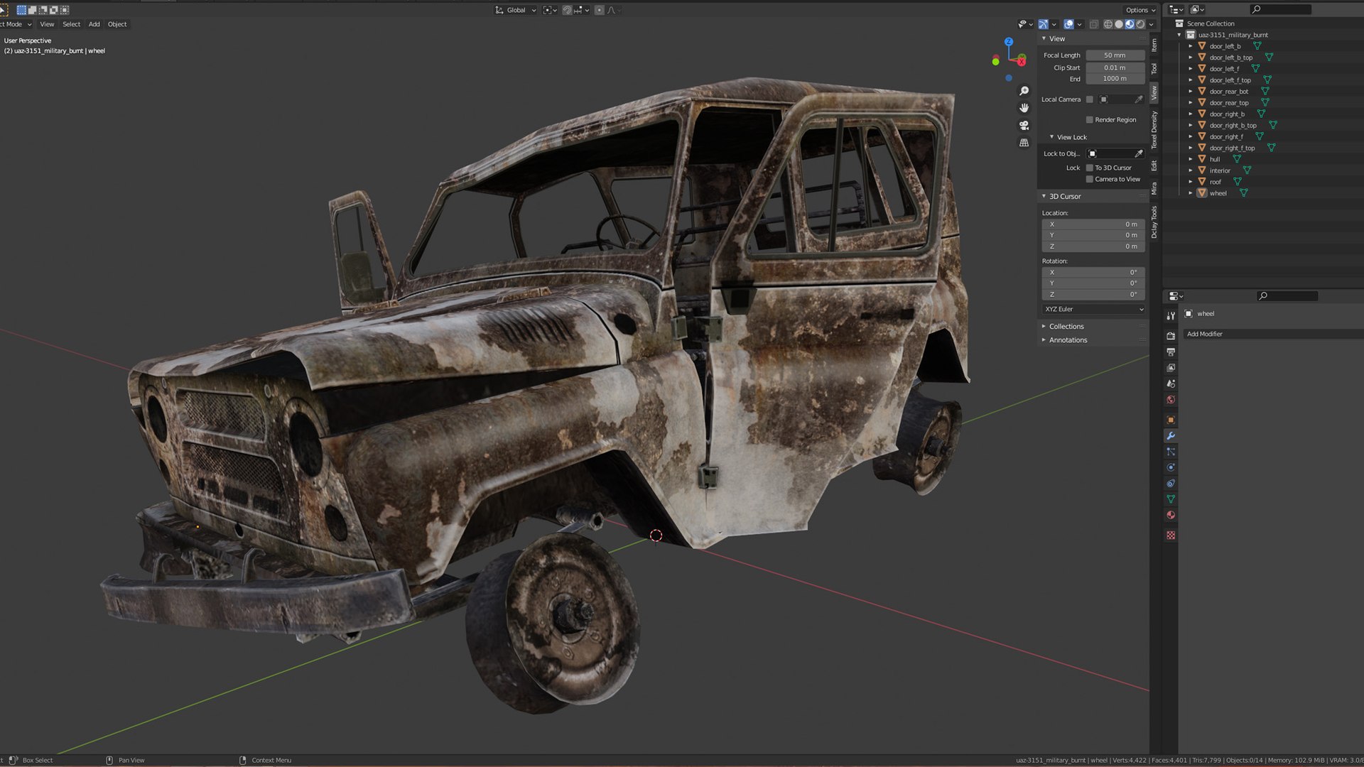 Wrecked Soviet Military Vehicles Set model https://p.turbosquid.com/ts-thumb/u2/n7zfm3/7W/13_uaz3151_military_burnt_preview/jpg/1622399685/1920x1080/fit_q87/b969d249a75a78ad789d03c915228bdd77314d65/13_uaz3151_military_burnt_preview.jpg