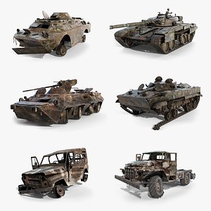 Soviet Military Vehicles Wrecked