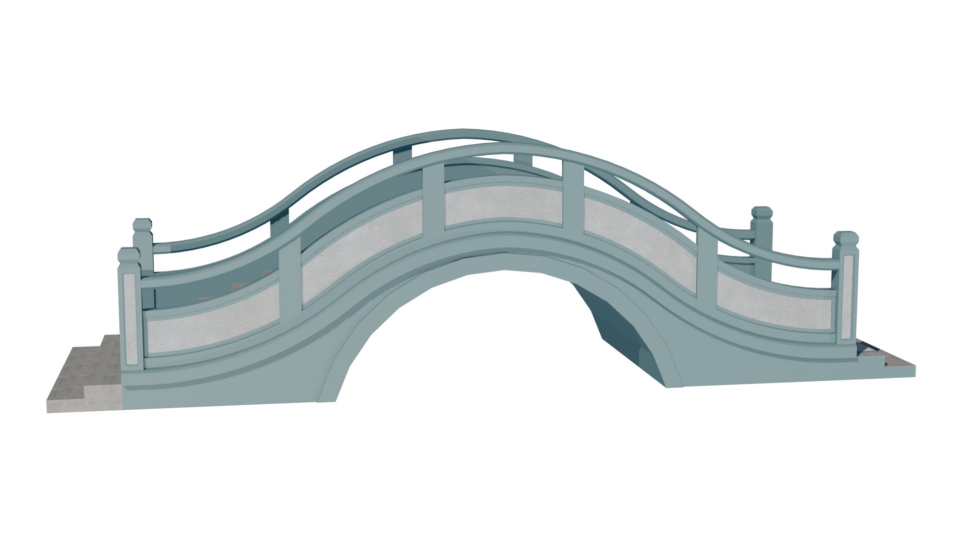 Stone Arch Bridge 3D Model - Chinese Stepped Footbridge with Balustrade for Garden Pond 3D model https://p.turbosquid.com/ts-thumb/u2/p8ZfPl/0p/qt09_19/png/1793237071/1920x1080/fit_q87/188dea99d400726b6256c1c654801674617319c1/qt09_19.jpg