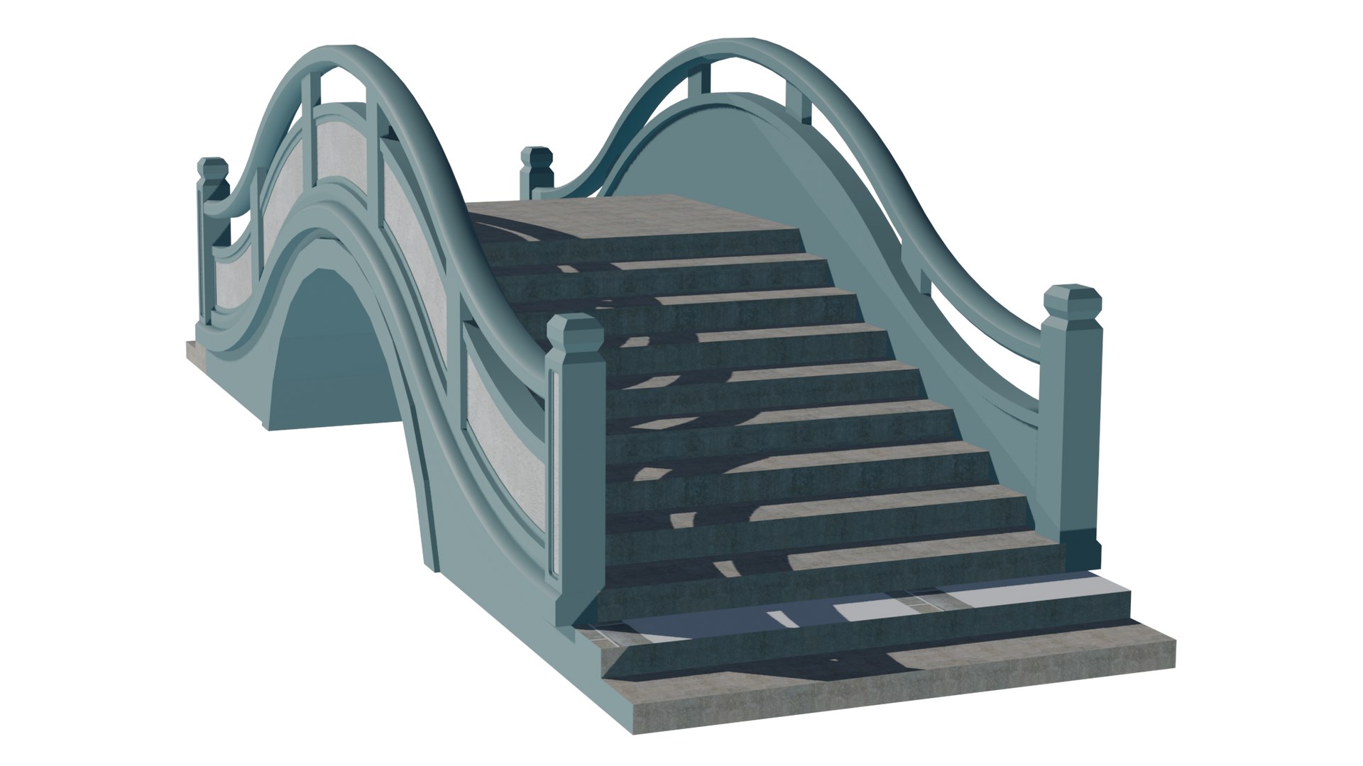 Stone Arch Bridge 3D Model - Chinese Stepped Footbridge with Balustrade for Garden Pond 3D model https://p.turbosquid.com/ts-thumb/u2/p8ZfPl/4z/qt09_21/png/1793237073/1920x1080/fit_q87/d20216cf0f5f5345de6e5da79769812c0683c06e/qt09_21.jpg