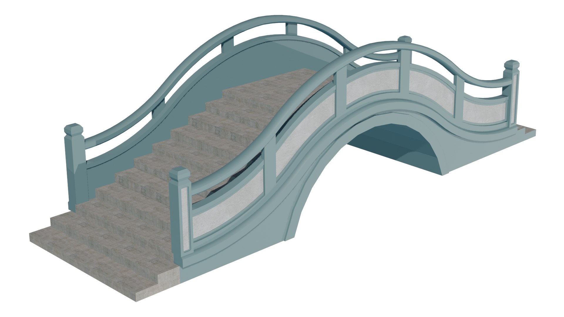Stone Arch Bridge 3D Model - Chinese Stepped Footbridge with Balustrade for Garden Pond 3D model https://p.turbosquid.com/ts-thumb/u2/p8ZfPl/eQ/qt09_06/png/1793236795/1920x1080/fit_q87/c16e4c85e81d53185da3515bce4c3b8ff64a7e5a/qt09_06.jpg
