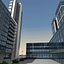 3d modern city buildings model