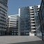 3d modern city buildings model