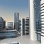 3d modern city buildings model