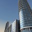 3d modern city buildings model