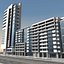 3d modern city buildings model