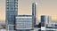 3d modern city buildings model
