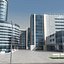 3d modern city buildings model