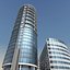 3d modern city buildings model