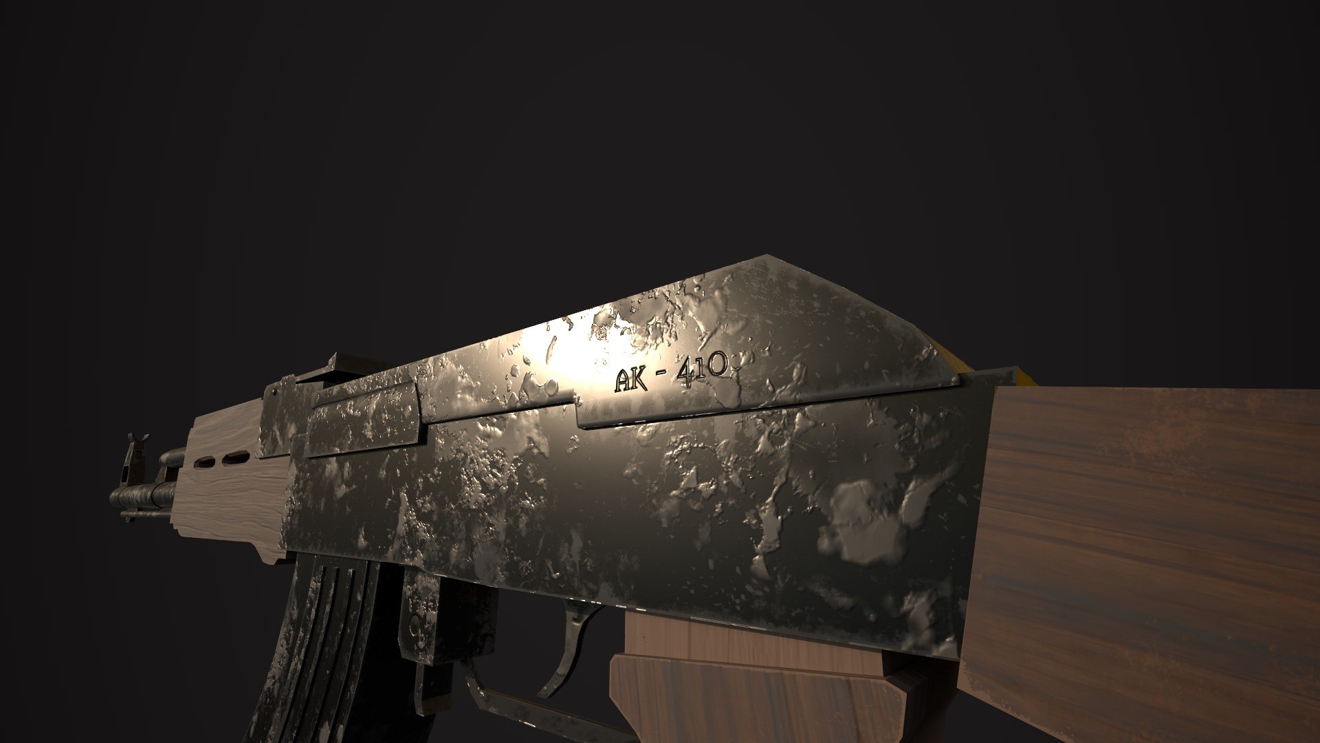 3D Assault Rifle Realistic - TurboSquid 2319916