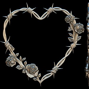 IMPRISONED ROSES 3D PRINT MODEL model