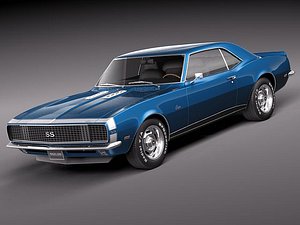 3d chevrolet camaro 1967 model