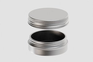3D Aluminum Tins Cans Jar