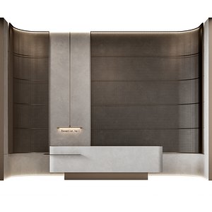 3D reception desk 01
