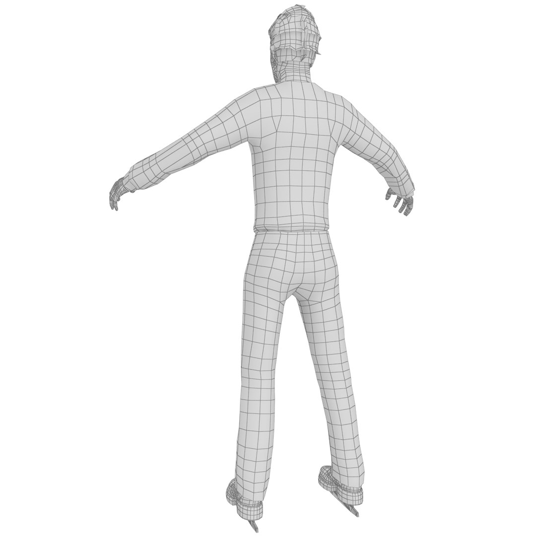 3D male figure skater - TurboSquid 1312432