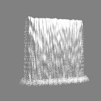 Animated Medium Size Waterfall