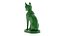 Ancient Egyptian Cat Statue Black Print
