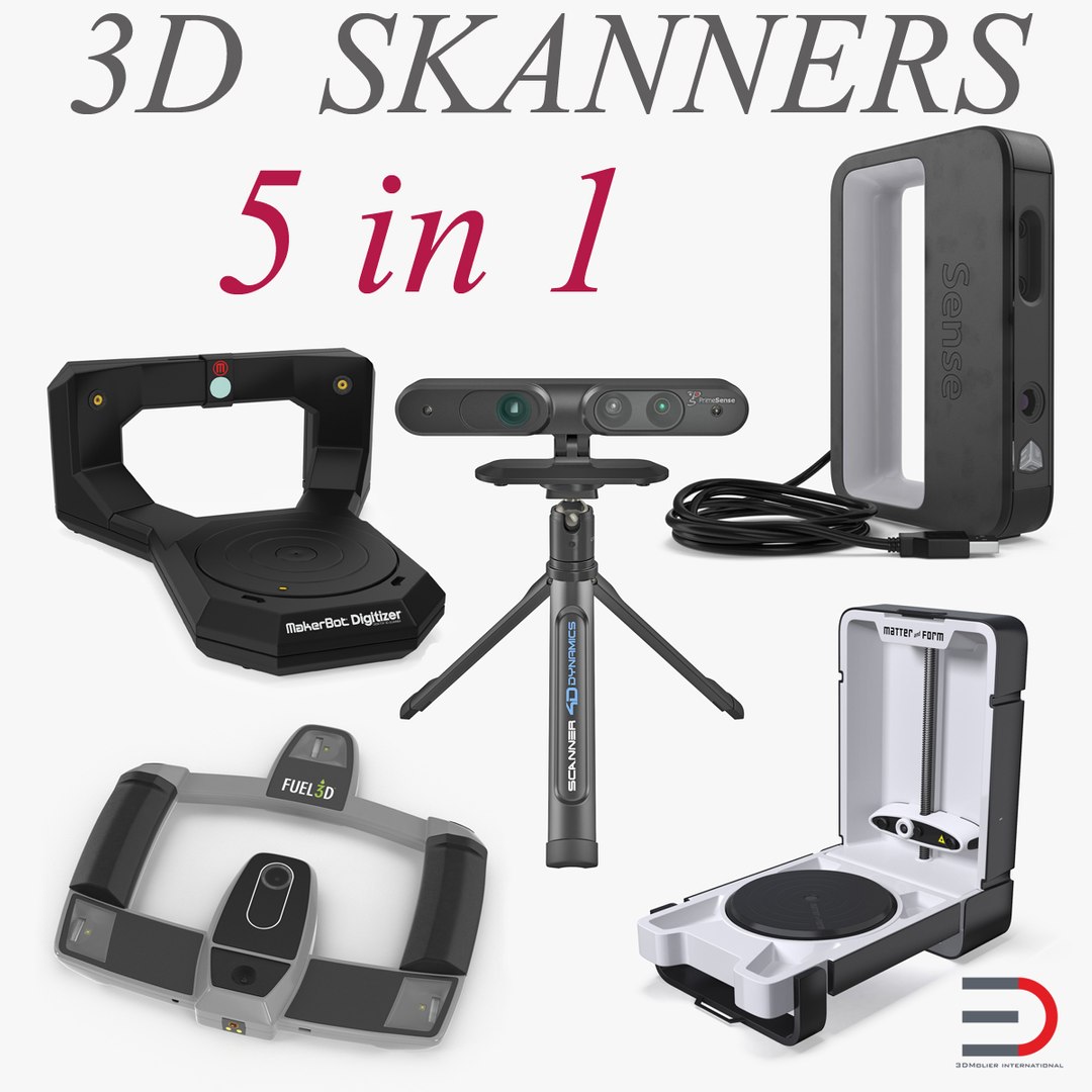 3D Scanners 3D Models Collection 3D model preview