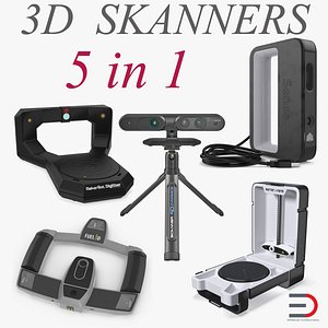 3D Scanners 3D Models Collection