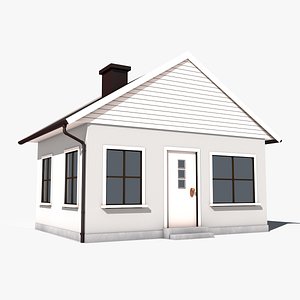 simple house 3d model