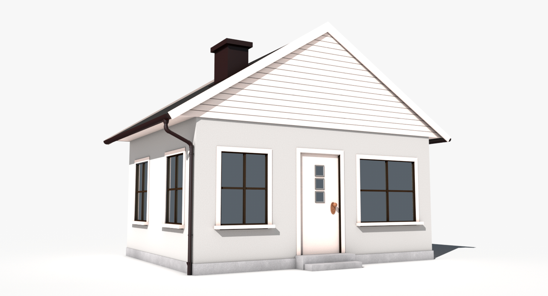 Simple House 3d Model