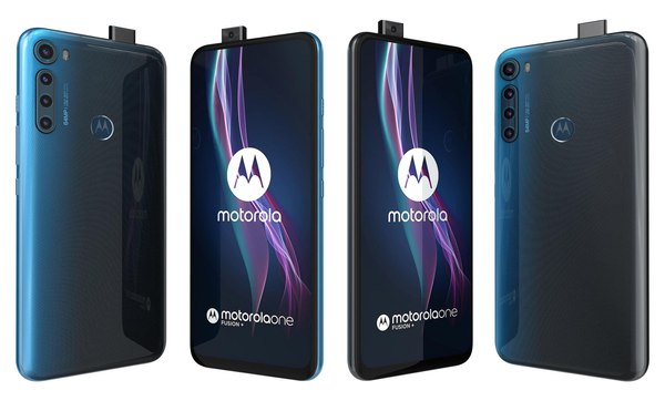 3D model Motorola One Fusion Twilight Blue