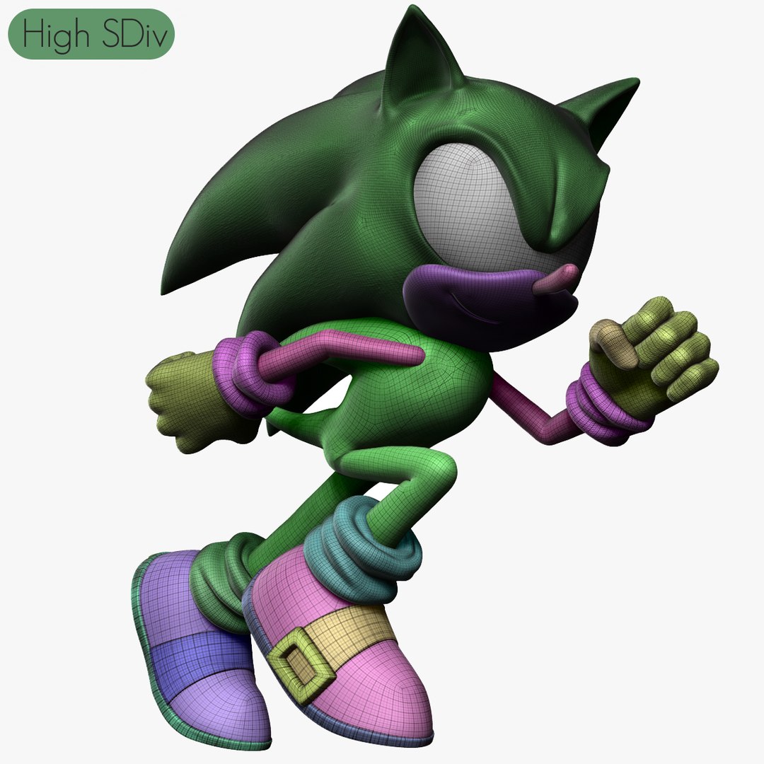 3d Model Sonic Hedgehog