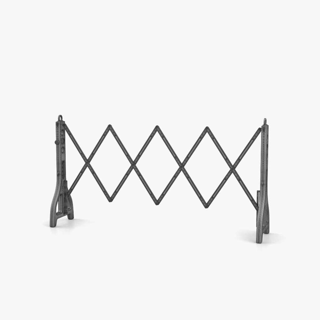 3D Expandable Mobile Barricade TurboSquid 1771972