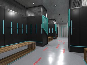 3D Locker Room