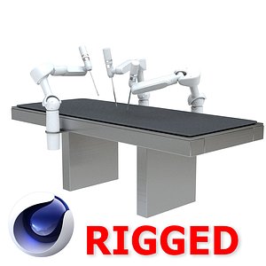 Medical industrial/robotic arm operating table