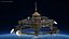 3D model Steampunk Space Station