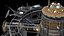 3D model Steampunk Space Station