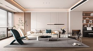 3D model Modern living room